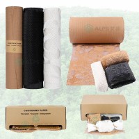 Alps Recyclable Custom Size Eco Friendly Cushioning Packaging Kraft Paper Wrap Honeycomb Paper For Wrapping Glass